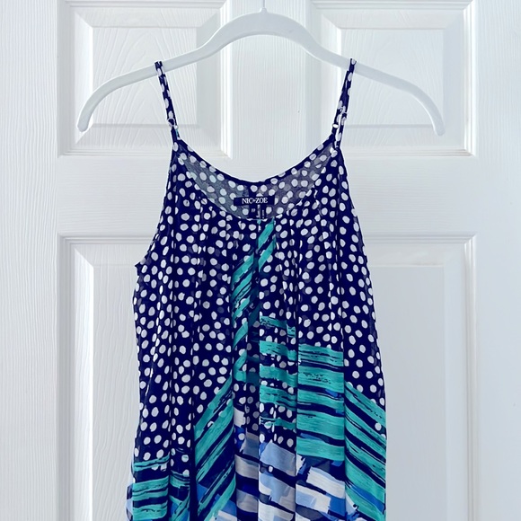NIC+ZOE | Maxi Dress | PP | 0-2 | Bloom Me Away | Blue Green White | Lined | $35 - Picture 3 of 15
